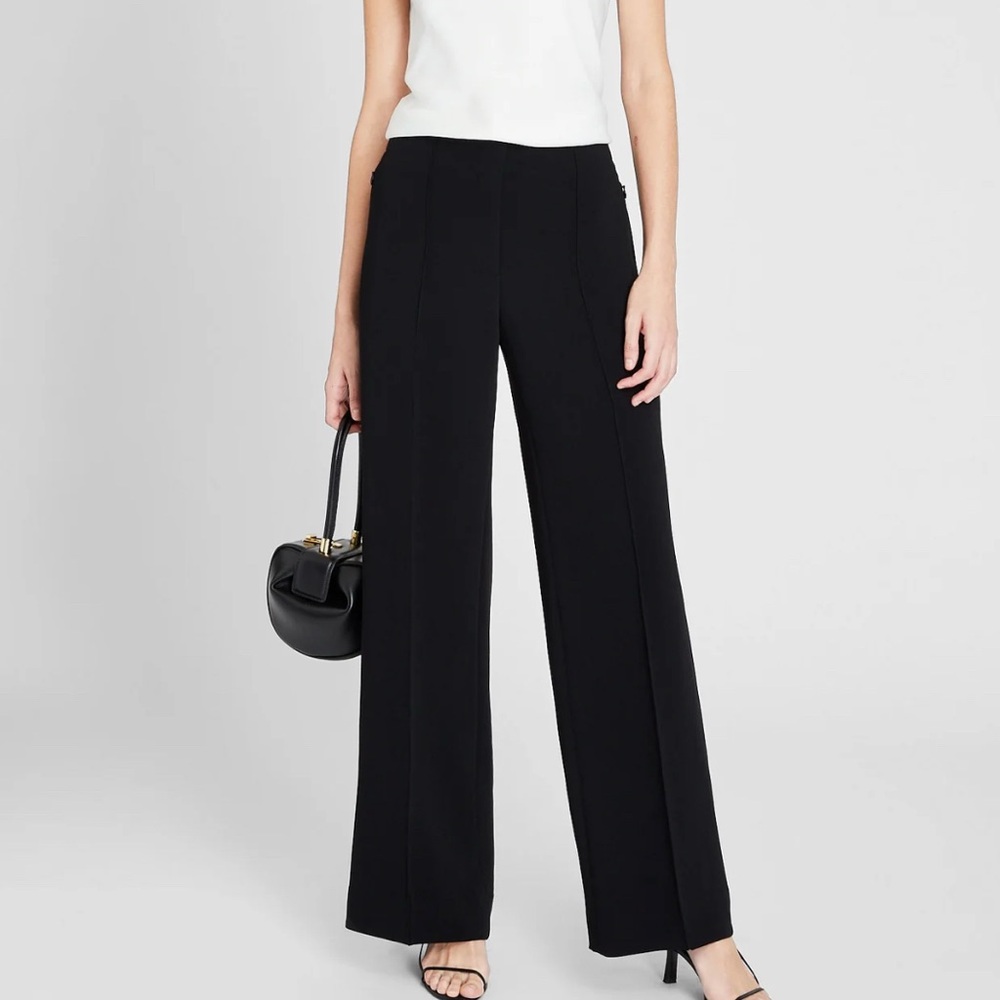 Club Monaco Black Wide Leg Pants